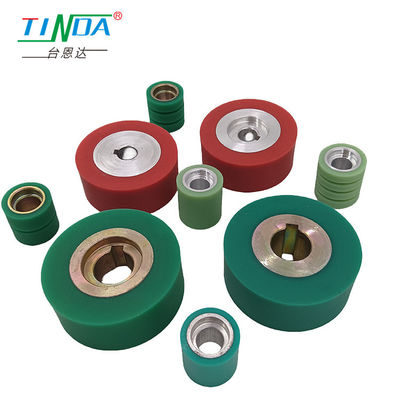 Résistance à la température de 350 °C Rouleaux de presse en caoutchouc cylindrique flexible pour diverses applications