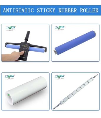 Rouleau collant en silicone idéal pour le nettoyage FPC de stratification de film