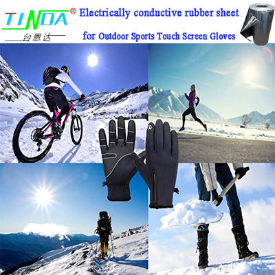 Folio de silicone électriquement conducteur ultrafin résistant aux produits chimiques
