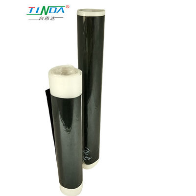 0.12 mm ~ 10 mm Plaque d'élastomère conducteur noir Excellente résistance à la traction