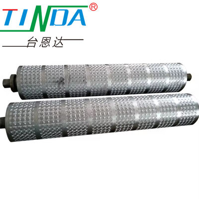 Rouleaux de gravure de métaux industriels en aluminium et en acier inoxydable sur mesure pour la fabrication de papier