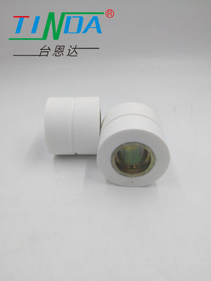 Roller de silicone adhésif à rainure blanche pour un nettoyage et une adhésion efficaces