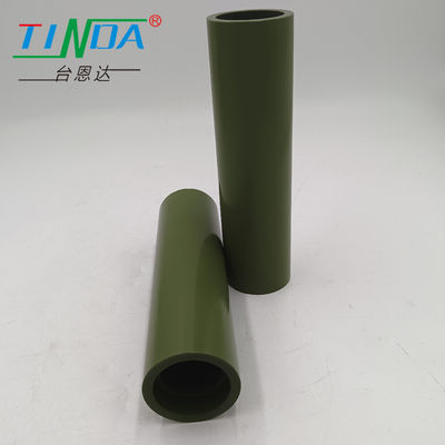 Roller métallique cylindrique revêtu de téflon pour des applications industrielles lisses et précises