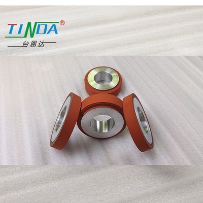 Résistance aux glissades Roller à plaque de roue en silicone pour applications à température