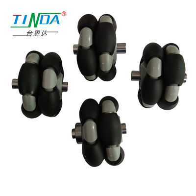 Diamètre personnalisé charge légère Agv / Omni roue avec capacité de charge Noir ou couleur personnalisable