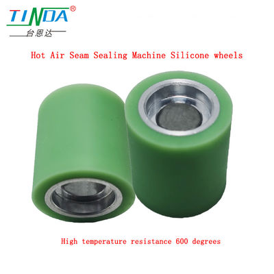 Air chaud à haute température jusqu'à 750 °C Roues en silicone caoutchouc pour YF 301 H&amp;H Machine d'étanchéité à couture à air chaud