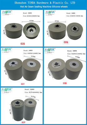 Résistance à haute pression 350 rouleaux en silicone à rouleaux pour YEFOMM H H PFAFF NAWON machine d'étanchéité à couture en Indonésie