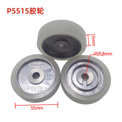 Rouleaux d'alimentation P5515 caoutchutchutés anti-vibration pour une résistance à l'usure durable