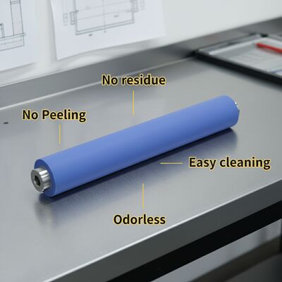 Roller butyle collant sur mesure, résistant à l'humidité, résistant à l'usure et antistatique, conçu pour les environnements industriels