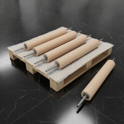 Instrument réutilisable pour le traitement des matières plastiques à rouleaux de silicone collants développé pour des applications améliorées de nettoyage et d'adhérence