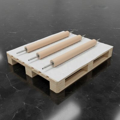 Roller de silicone modifié sans huile parfait pour la ligne de production de panneaux LCD.