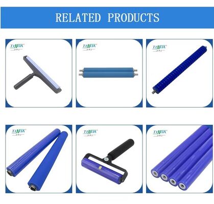 Rouleau collant en silicone idéal pour le nettoyage FPC de stratification de film