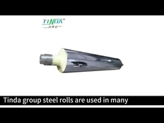 Traitements de surface de revêtement en caoutchouc pour rouleaux métalliques industriels miroirés 904L