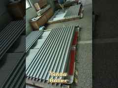 Les rouleaux d'acier lourds à basse vibration et à tambour rotatif pour système de convoyage