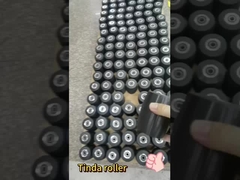 Polyuréthane personnalisé petit tambour rouleau en caoutchouc rouleau mécanum rouleau rouleau