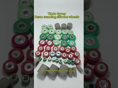 Machine d'étanchéité par couture à air chaud caoutchouc vers le bas rouleaux à rouleaux avec réduction du bruit